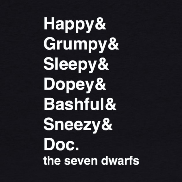 The Seven Dwarfs by Philharmagicalshop